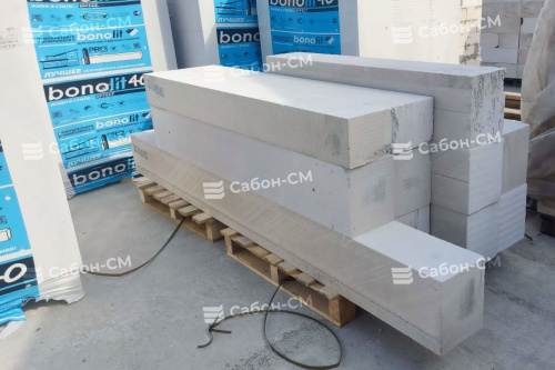 Газосиликатные блоки Бонолит Дмитров D400 625х250х75 перегородочные